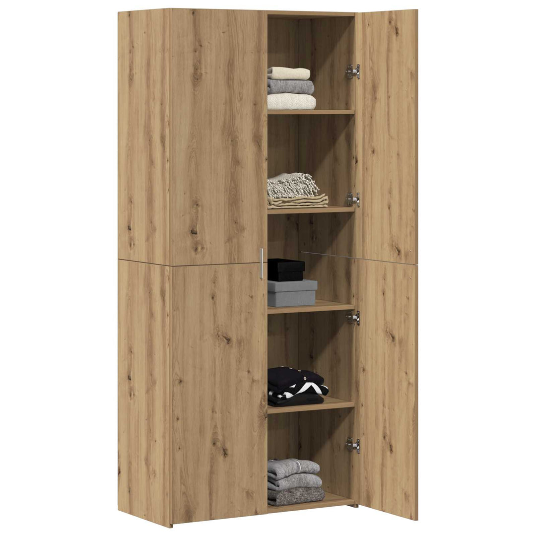 Highboard 2 pcs Artisan Egetræ 80 x 42 x 185 cm