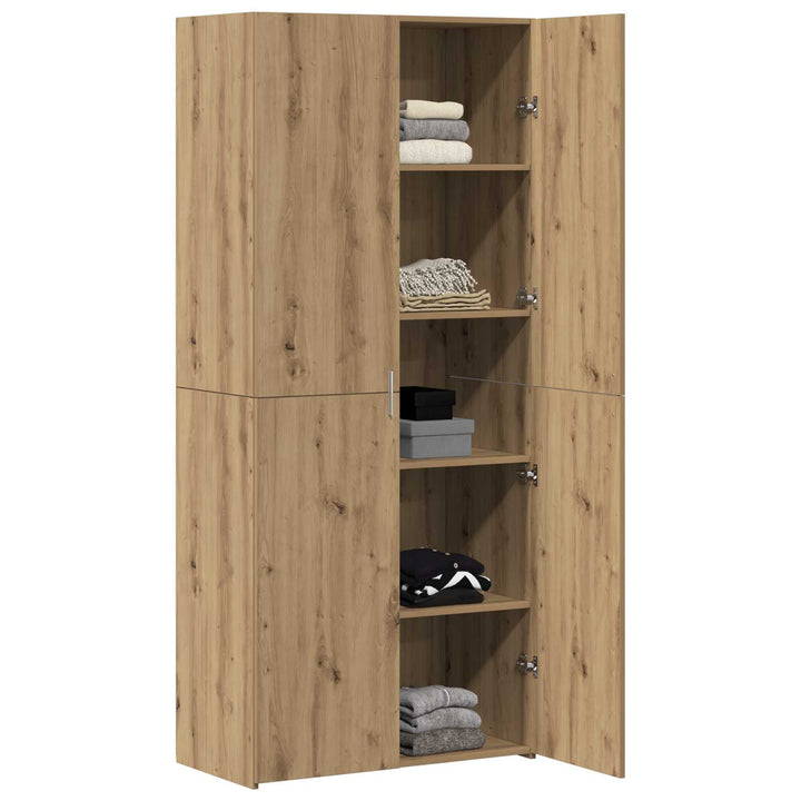 Highboard 2 pcs Artisan Egetræ 80 x 42 x 185 cm