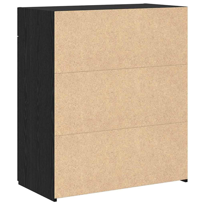 Opbevaringsskab Sort eg 80 x 42,5 x 93 cm