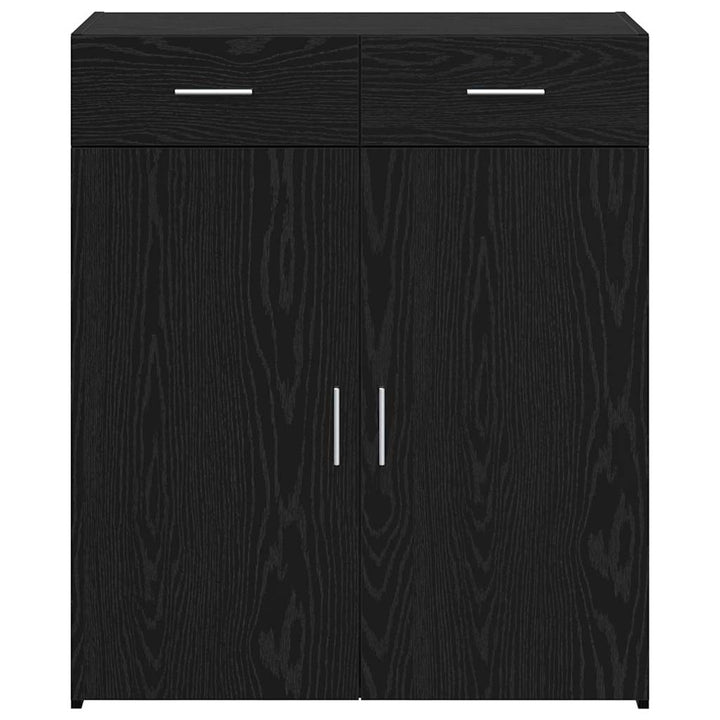 Opbevaringsskab Sort eg 80 x 42,5 x 93 cm