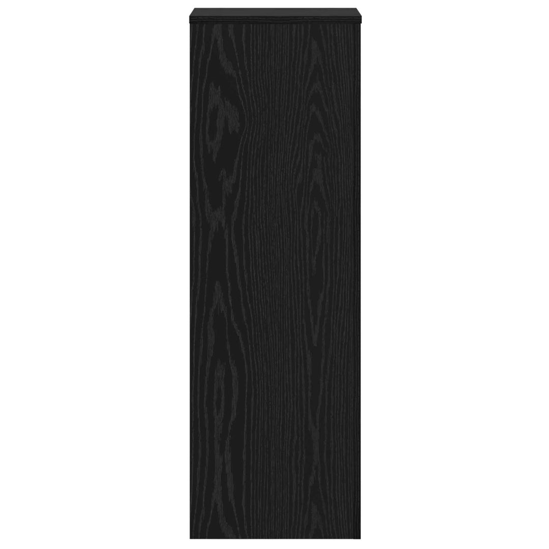 Planteholder 2 stk. Sort eg 33 x 33 x 100 cm Konstrueret træ