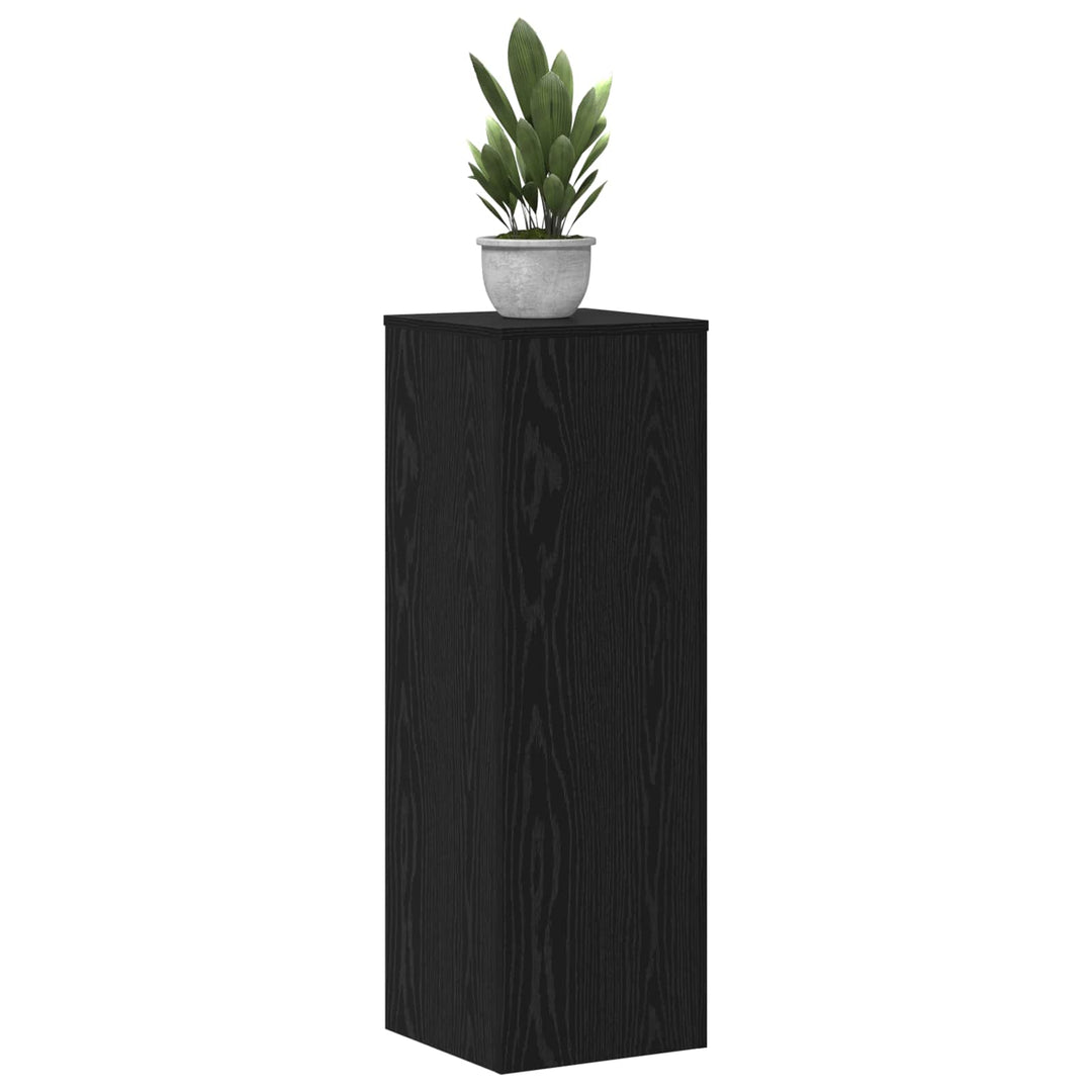 Planteholder 2 stk. Sort eg 33 x 33 x 100 cm Konstrueret træ