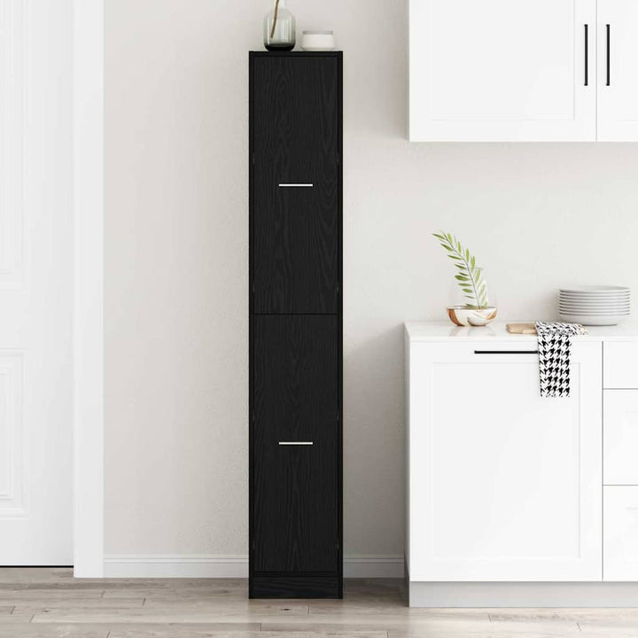 Apoteker Kabinet Sort eg 30 x 41 x 174.5 cm Konstrueret træ