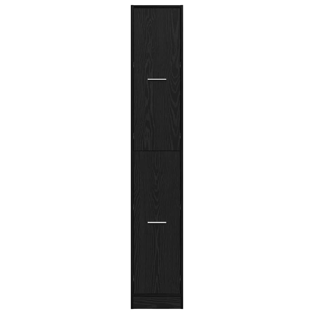 Apoteker Kabinet Sort eg 30 x 41 x 174.5 cm Konstrueret træ