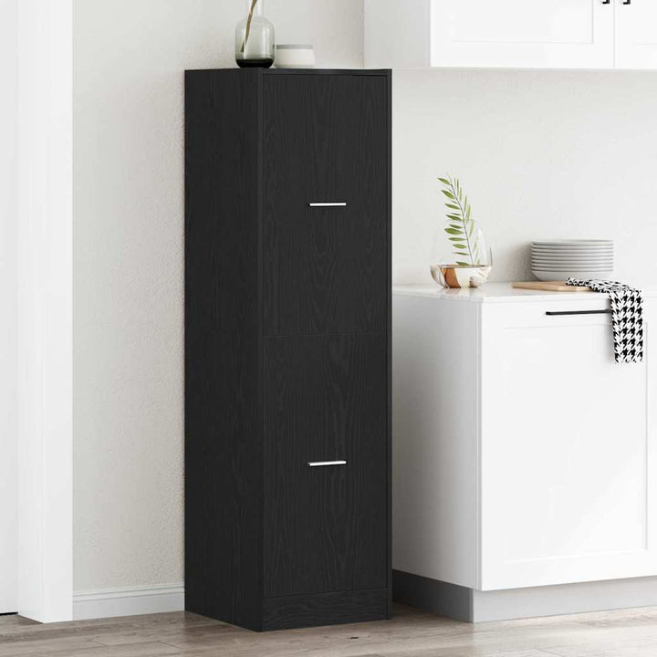 Apoteker Kabinet Sort eg 40 x 41 x 144.5 cm Konstrueret træ