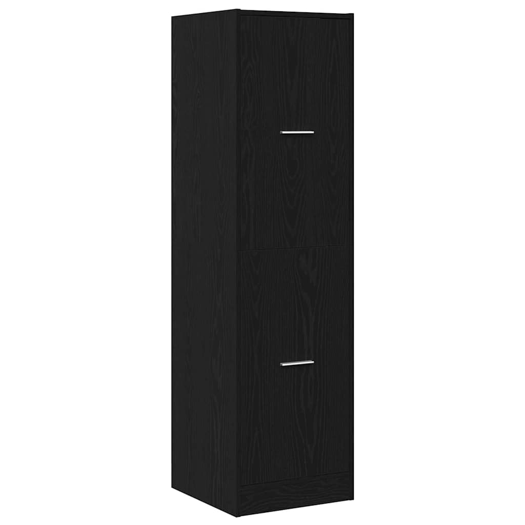Apoteker Kabinet Sort eg 40 x 41 x 144.5 cm Konstrueret træ
