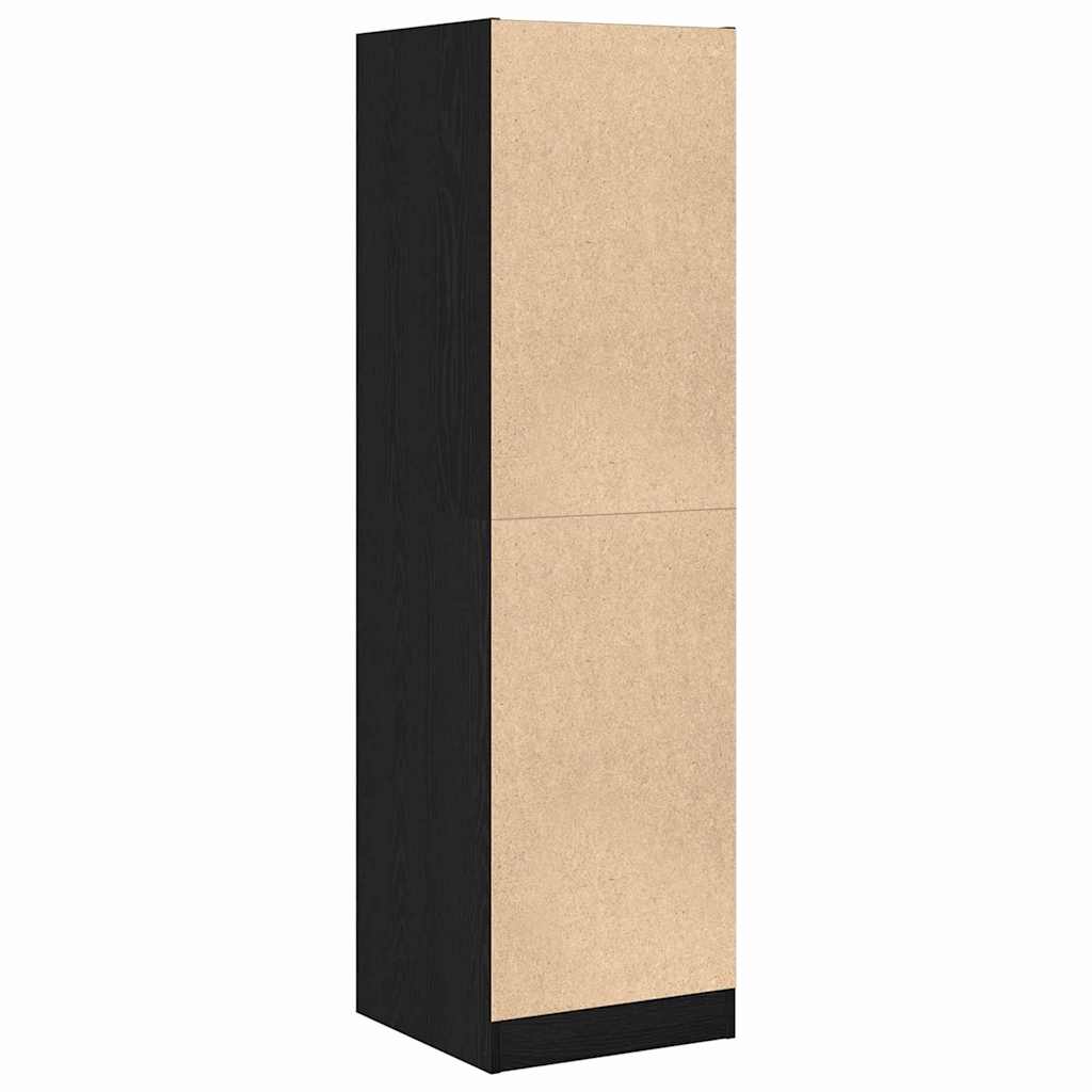 Apoteker Kabinet Sort eg 40 x 41 x 144.5 cm Konstrueret træ