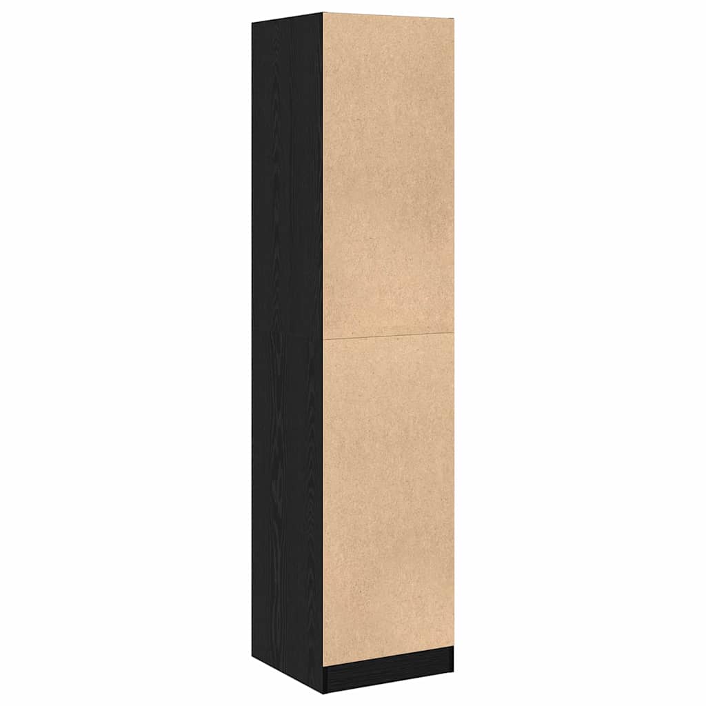 Apoteker Kabinet Sort eg 40 x 41 x 174.5 cm Konstrueret træ