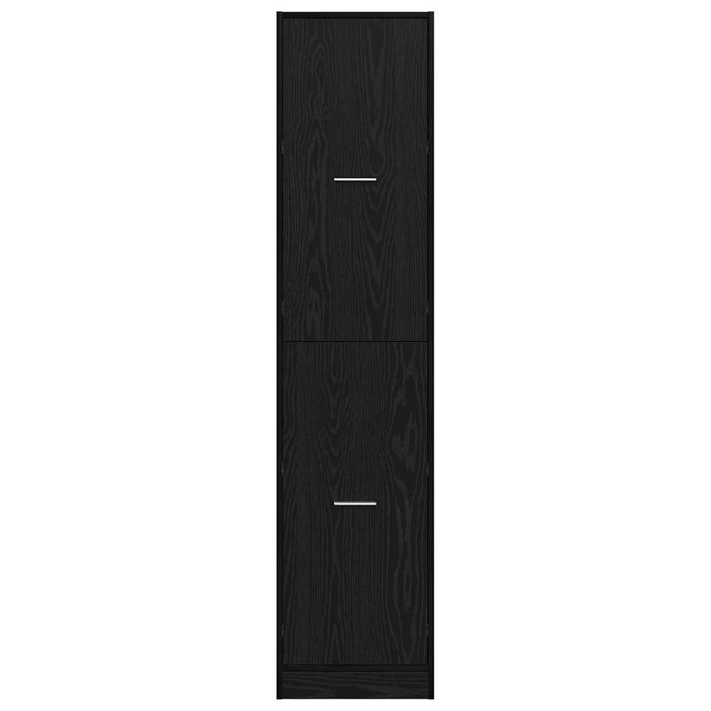 Apoteker Kabinet Sort eg 40 x 41 x 174.5 cm Konstrueret træ