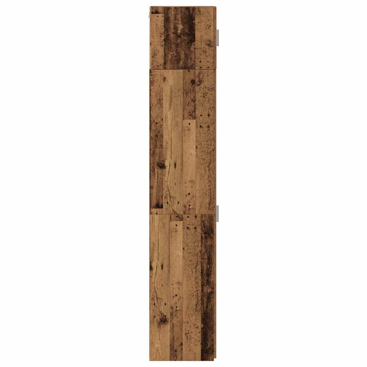 Opbevaringsskab med hylder Gammelt træ 30 x 42,5 x 225 cm