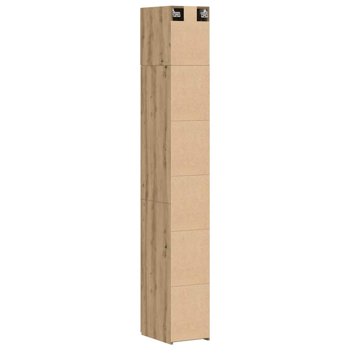 Opbevaringsskab med hylder Artisan-eg 30 x 42,5 x 225 cm