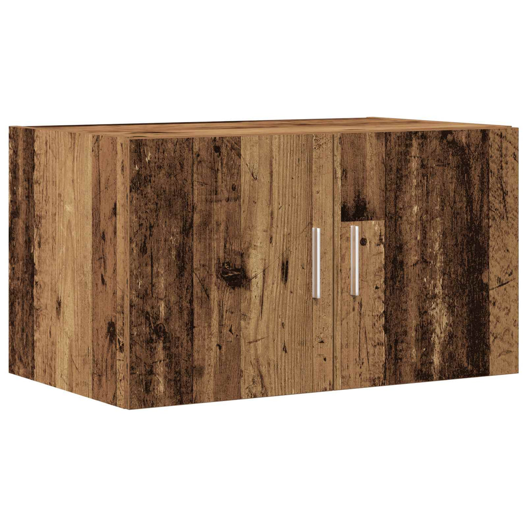 Opbevaringsskab 2 pcs Gammelt træ 70 x 42,5 x 185 cm