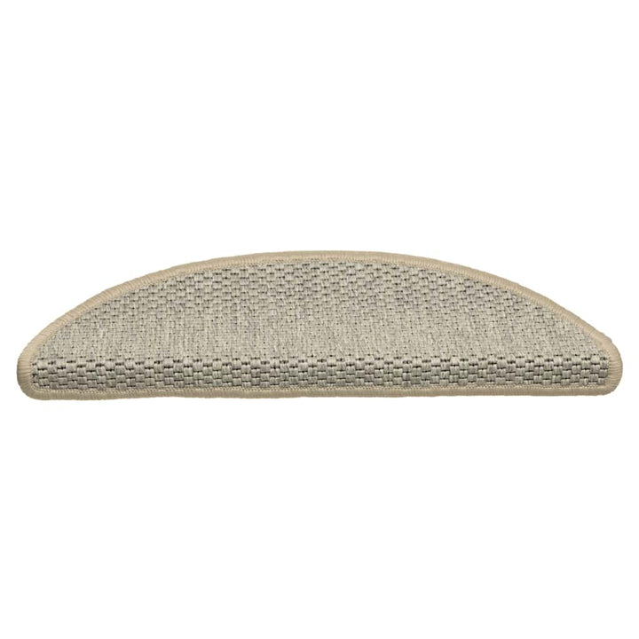 selvklæbende trappemåtter 30 stk. 56x17x3cm sisal-look lysegrøn