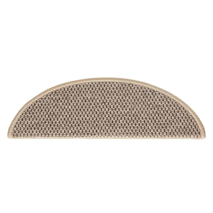 selvklæbende trappemåtter 30 stk. 56x17x3 cm sisal-look beige