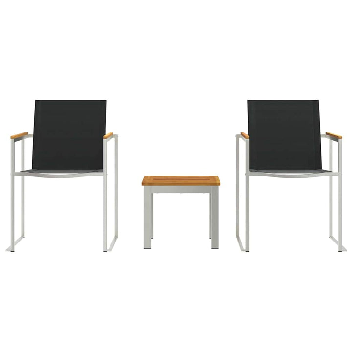 Have Spisebordssæt 3 pcs Brun og sort