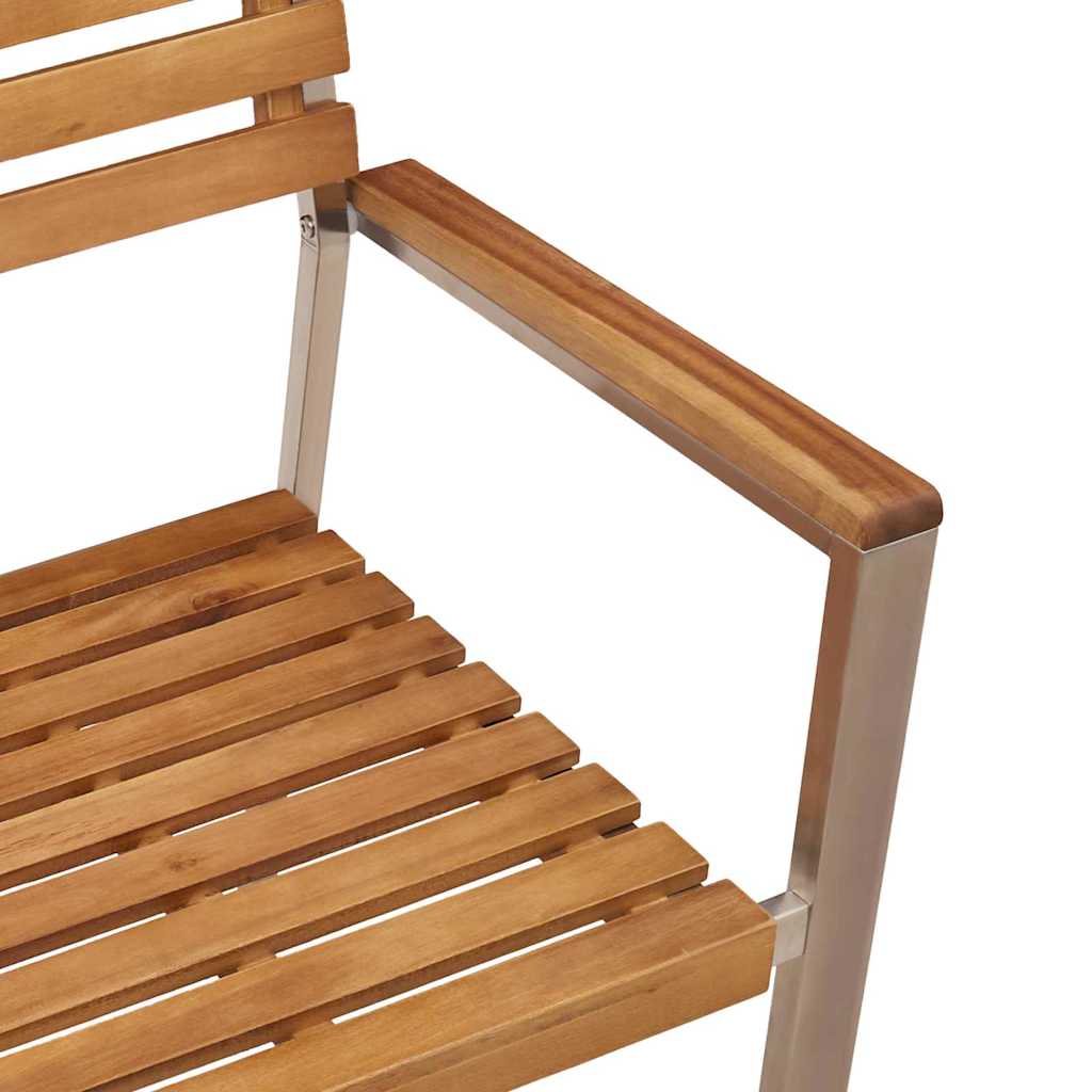 Have Stol 6 pcs Olie Naturlig Massivt Akacietræ