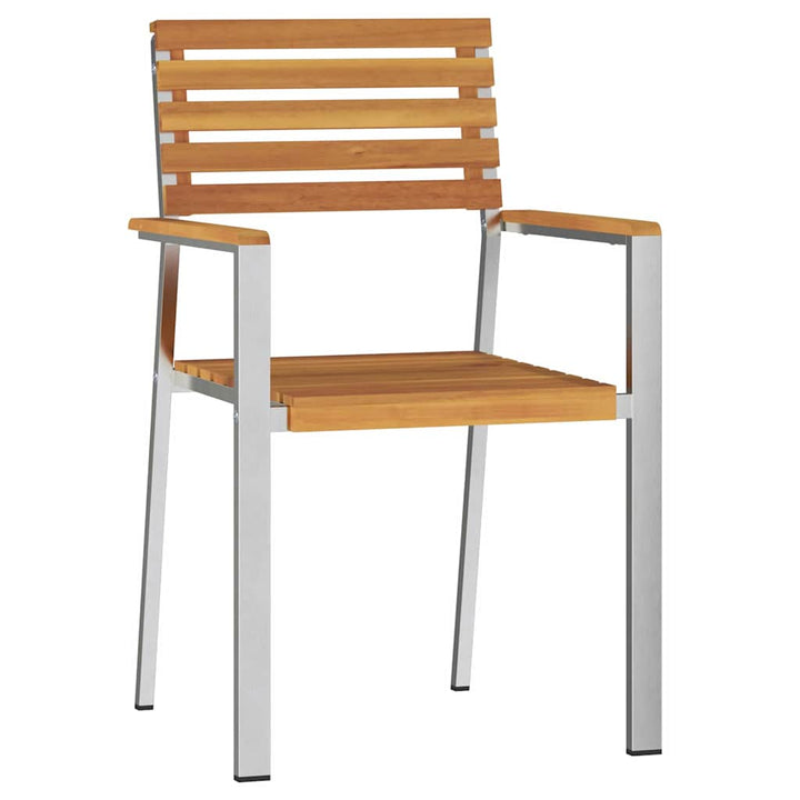 Have Stol 6 pcs Olie Naturlig Massivt Akacietræ