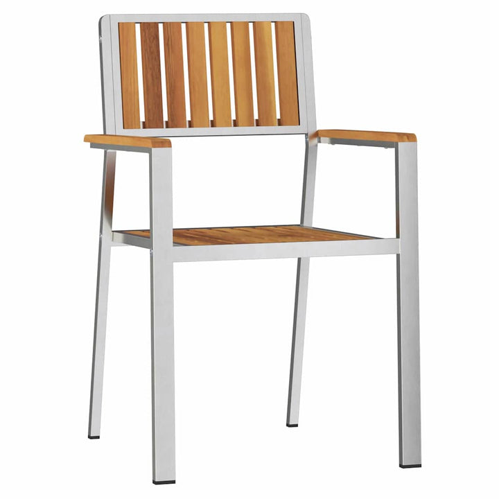 Have Stol 8 pcs Brun 56 x 54,5 x 87 cm Massivt Akacietræ