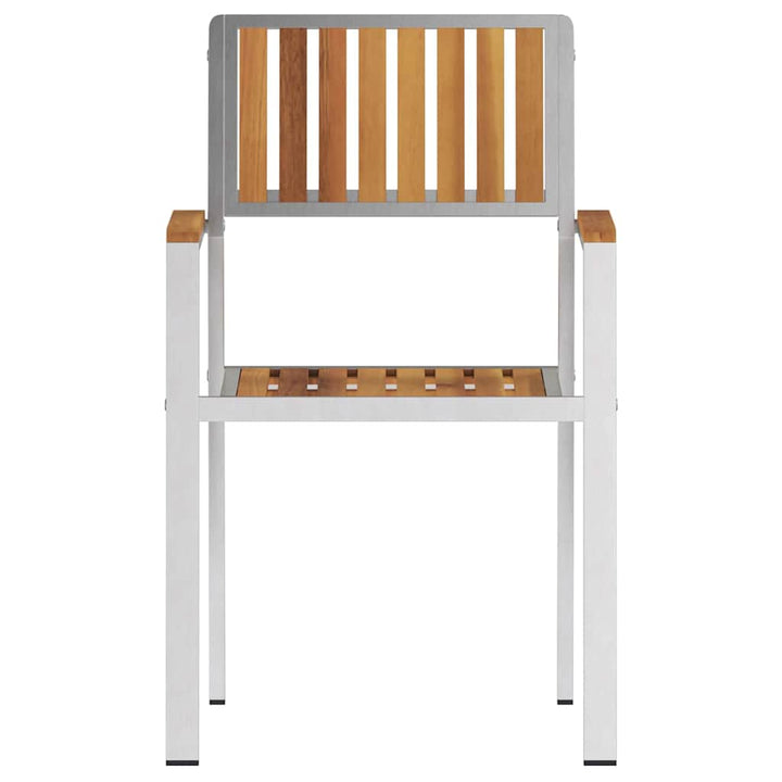 Have Stol 8 pcs Brun 56 x 54,5 x 87 cm Massivt Akacietræ