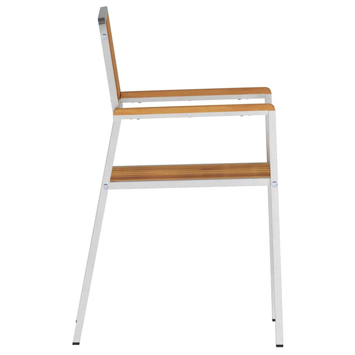 Have Stol 8 pcs Brun 56 x 54,5 x 87 cm Massivt Akacietræ