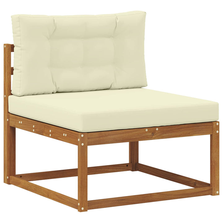 Udendørs sofagruppe 4 stk. Naturlig og Fløde