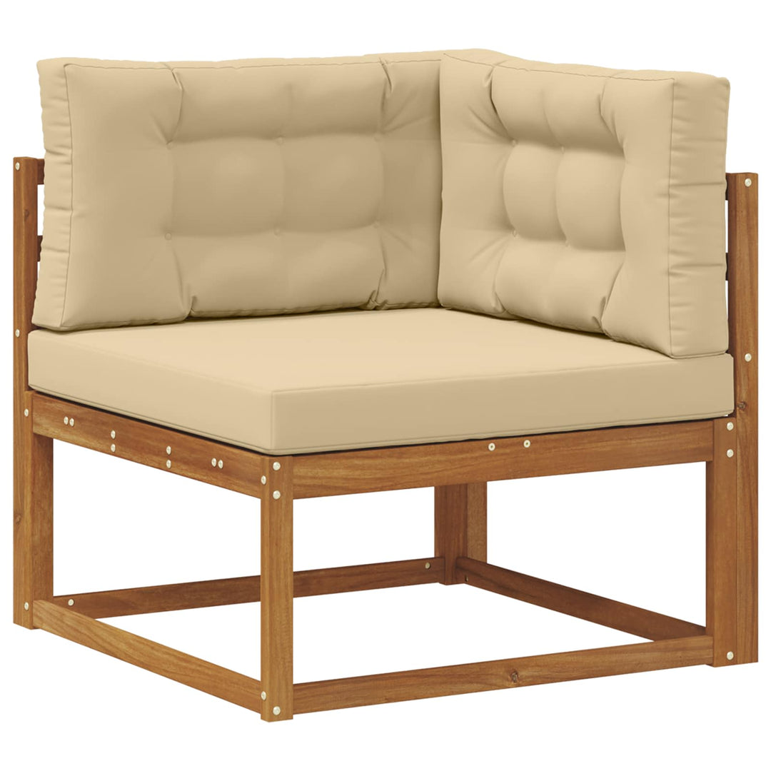 Udendørs sofagruppe 6 stk. Naturlig og Beige