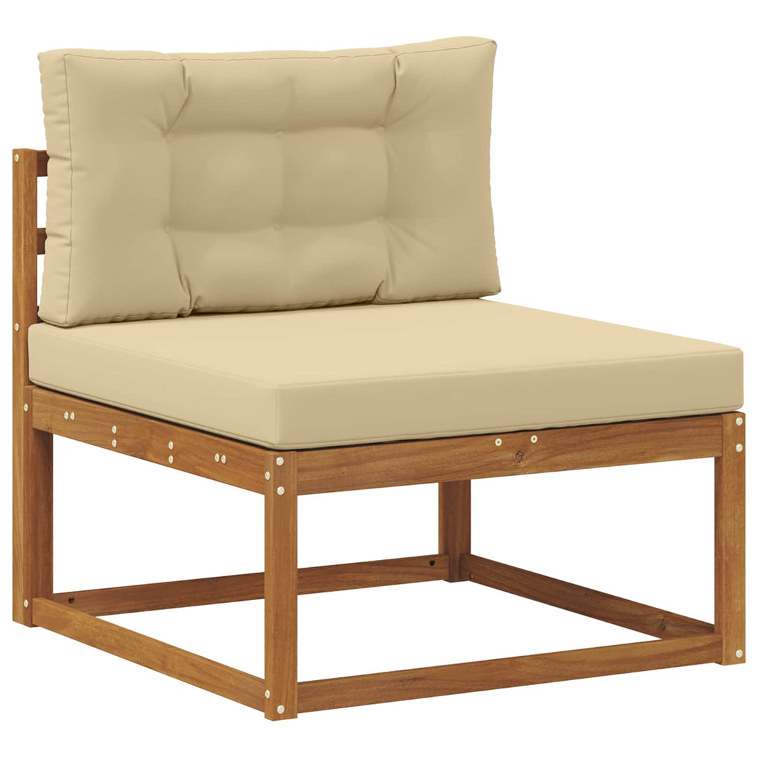 Udendørs sofagruppe 7 stk. Naturlig og Beige