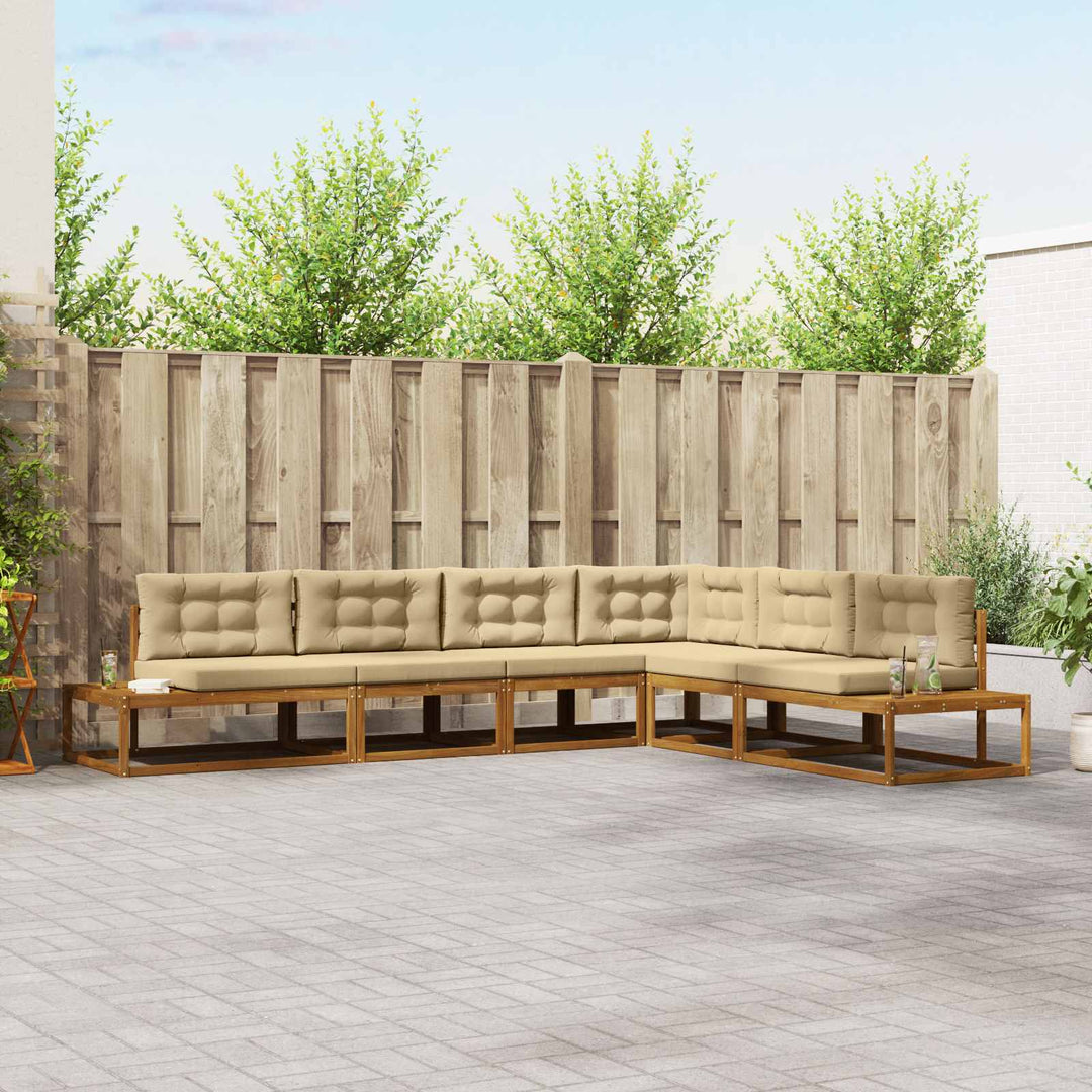 Udendørs sofagruppe Naturlig og Beige