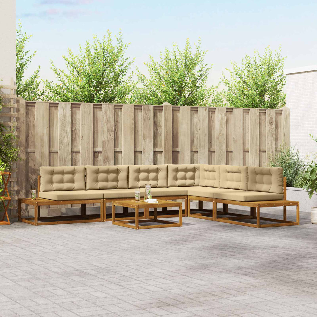 Udendørs sofagruppe Naturlig og Beige
