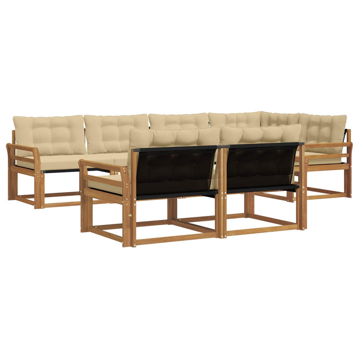 Udendørs sofagruppe 7 stk. Naturlig og Beige