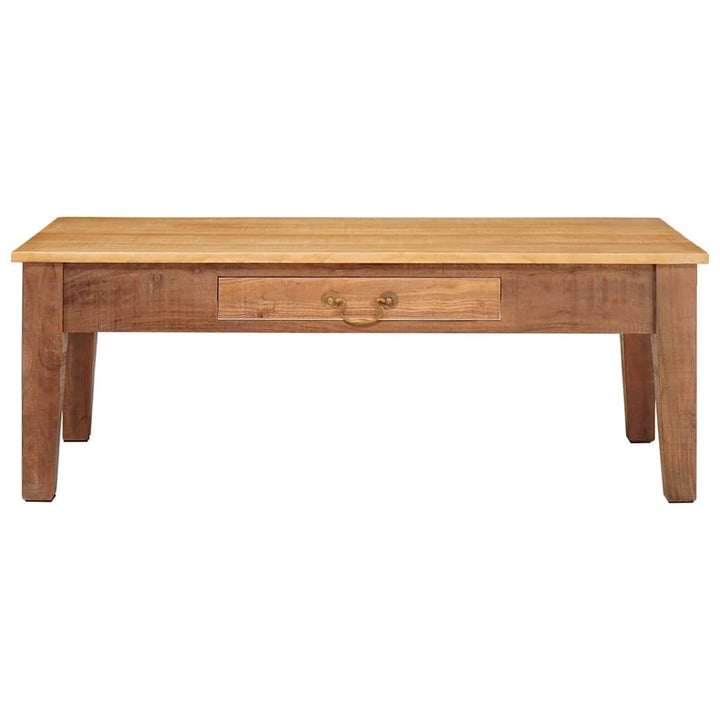 Sofabord med skuffe Brun 110 x 55 x 40 cm Massivt mangotræ