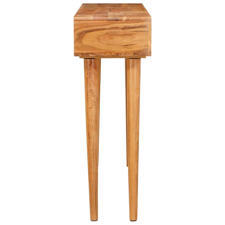 Konsolbord med skuffe Brun 110 x 30 x 80 cm Massivt Akacietræ
