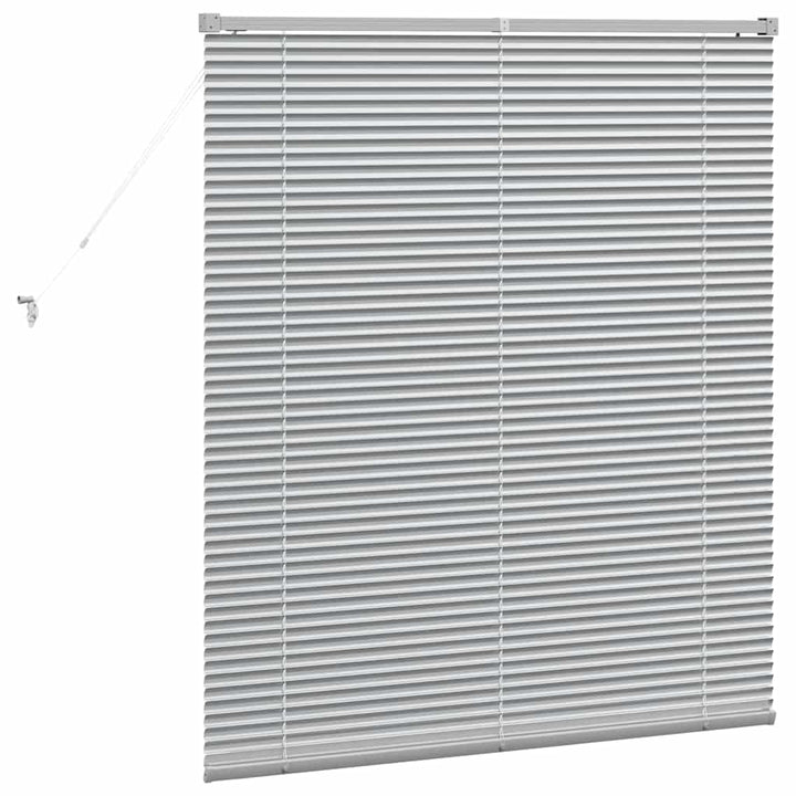 Persienner Sølv 130 x 120 cm Aluminium