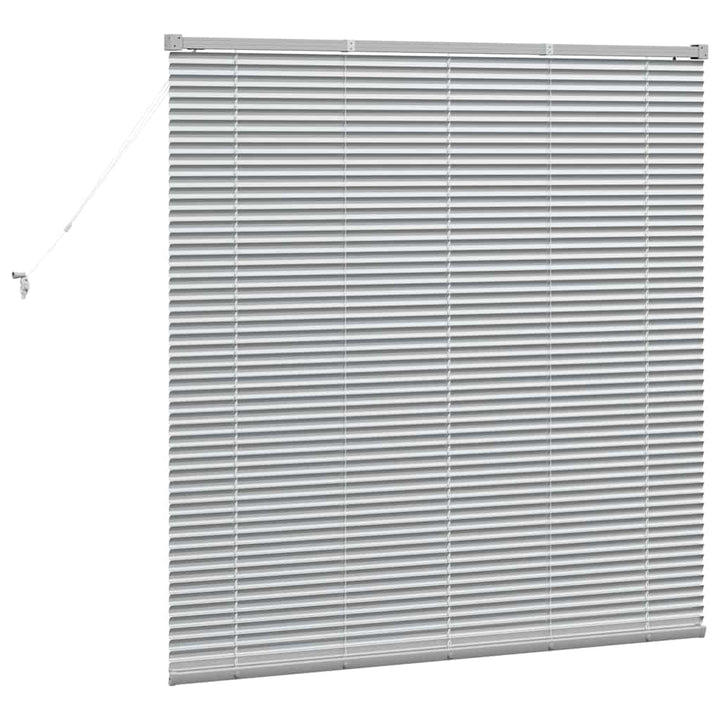 Persienner Sølv 130 x 125 cm Aluminium