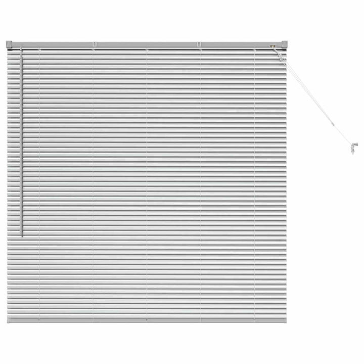 Persienner Sølv 130 x 135 cm Aluminium