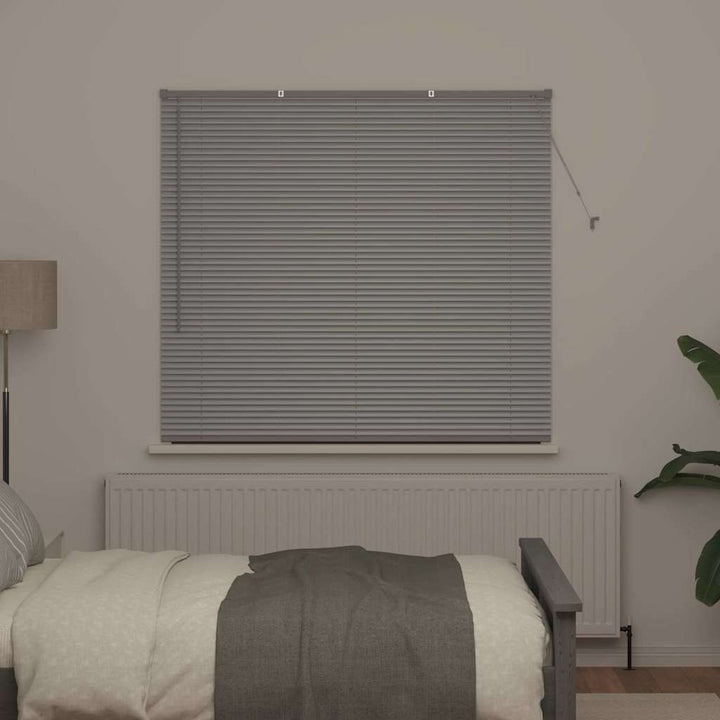 Persienner Sølv 130 x 150 cm Aluminium