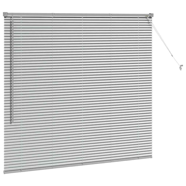Persienner Sølv 130 x 150 cm Aluminium