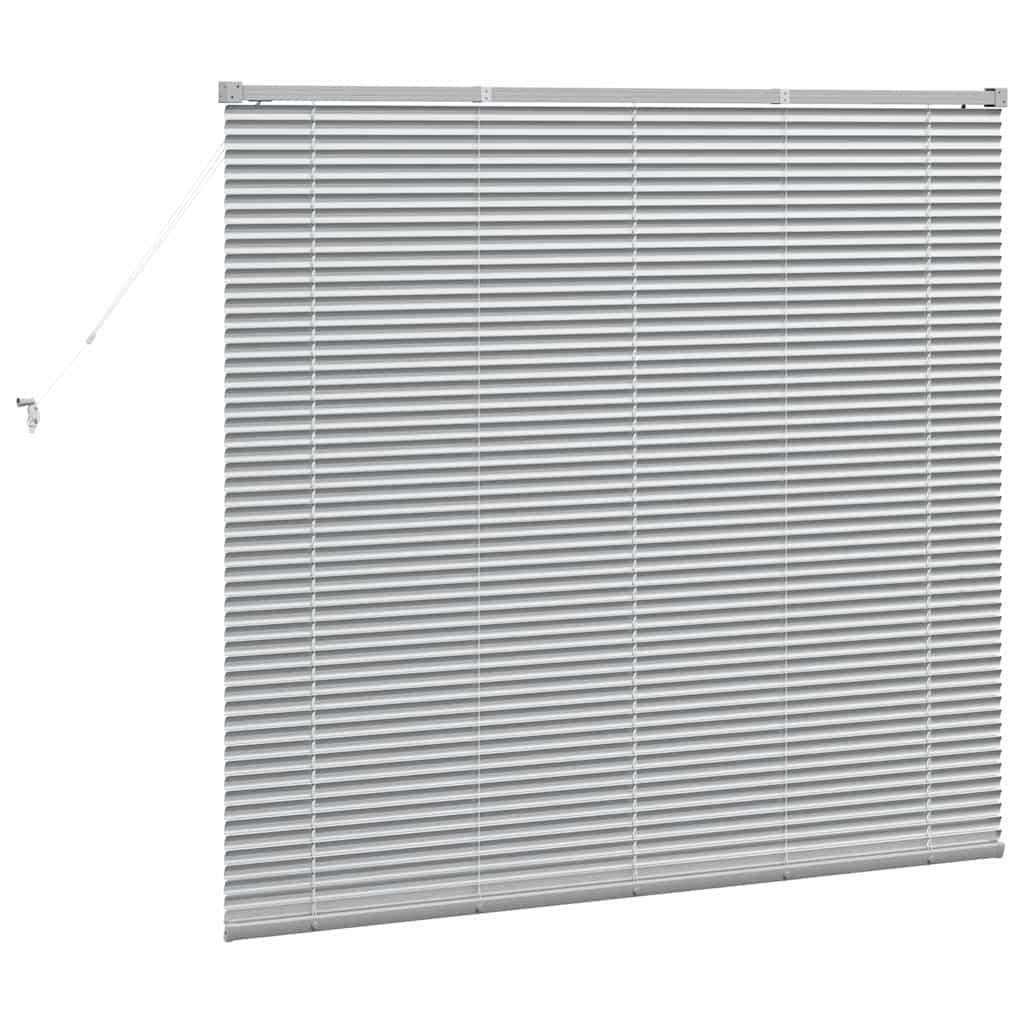 Persienner Sølv 130 x 150 cm Aluminium
