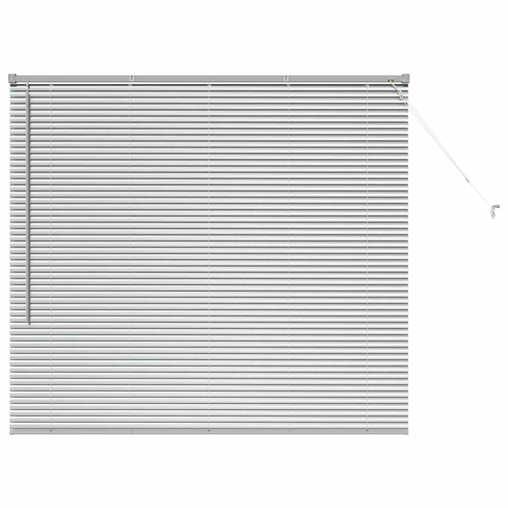 Persienner Sølv 130 x 150 cm Aluminium