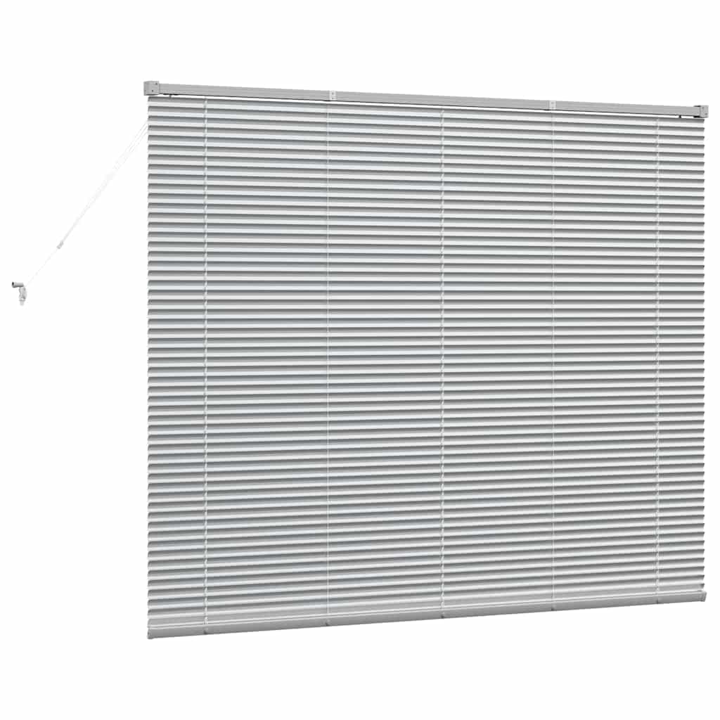 Persienner Sølv 130 x 160 cm Aluminium