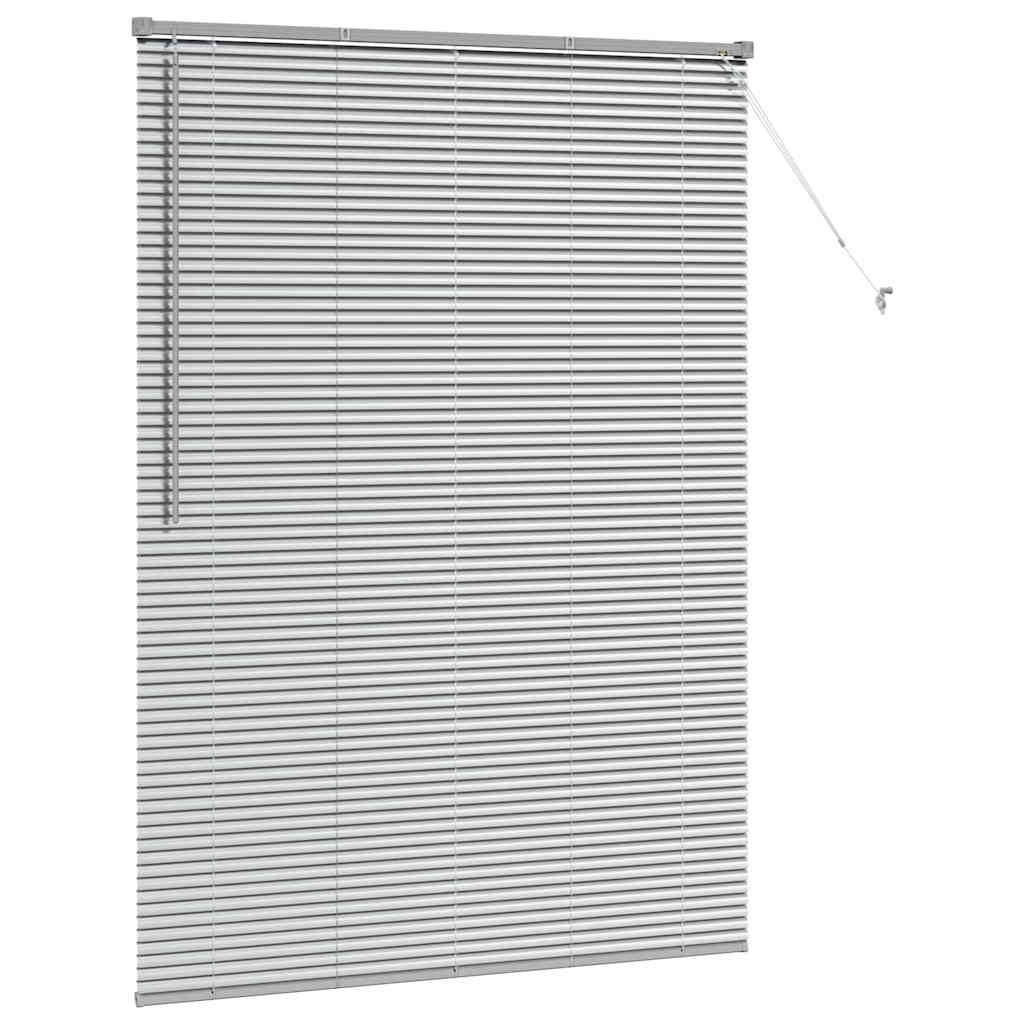Persienner Sølv 175 x 130 cm Aluminium