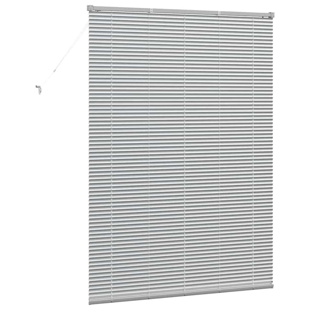 Persienner Sølv 175 x 130 cm Aluminium