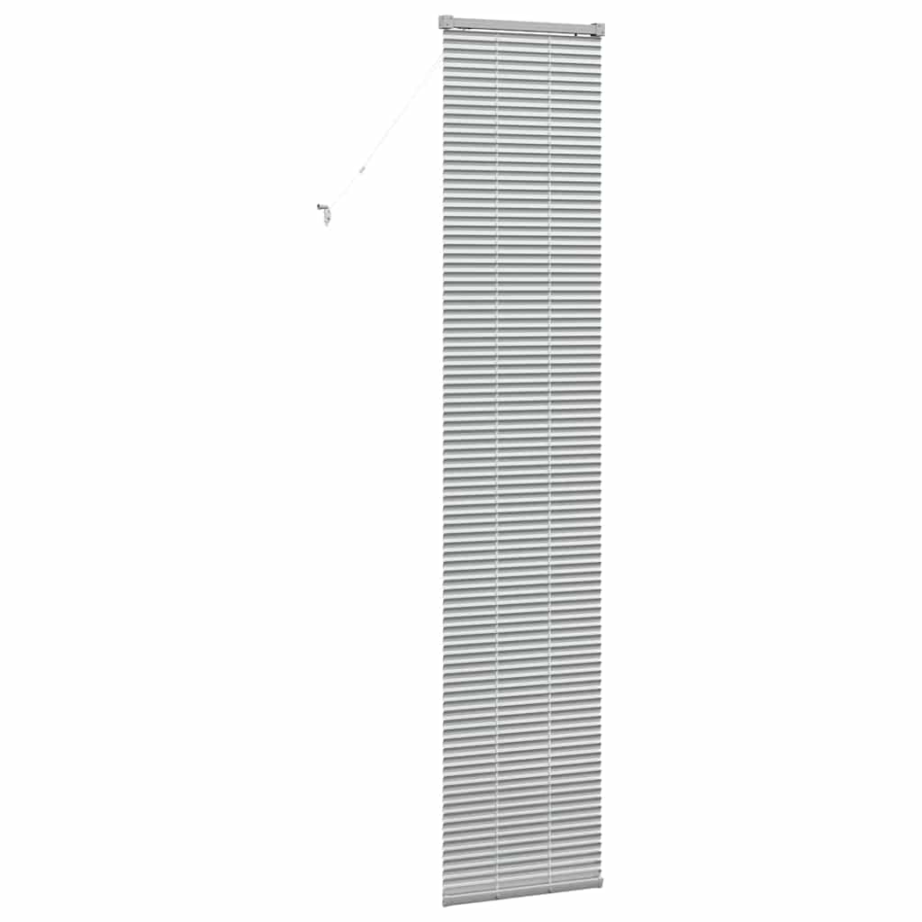 Persienner Sølv 220 x 40 cm Aluminium