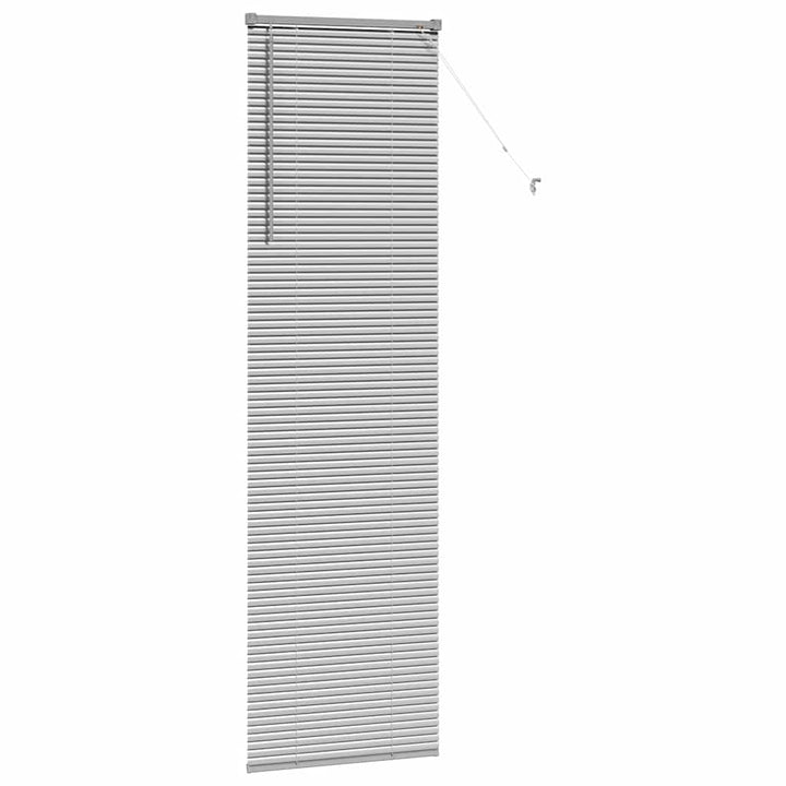 Persienner Sølv 220 x 60 cm Aluminium