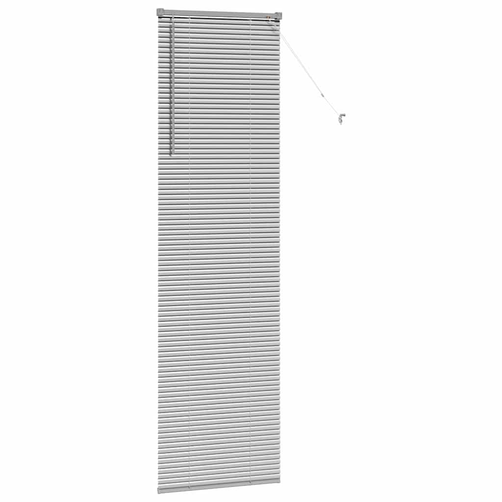 Persienner Sølv 220 x 65 cm Aluminium