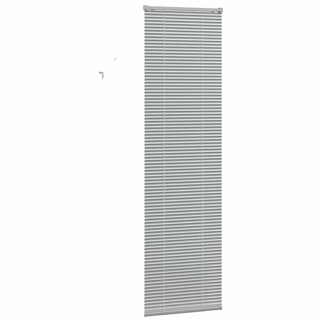 Persienner Sølv 220 x 65 cm Aluminium