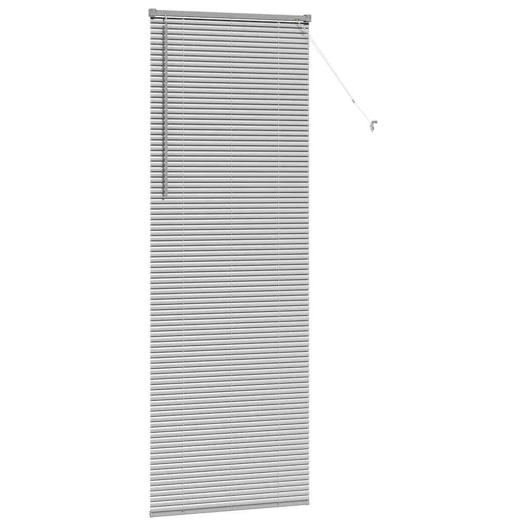 Persienner Sølv 220 x 75 cm Aluminium