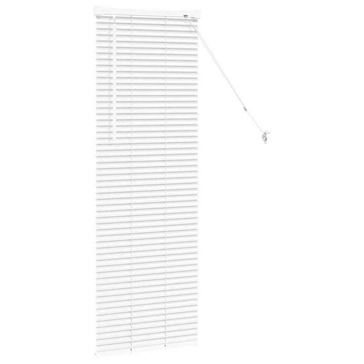 Persienner Hvid 130 x 50 cm Aluminium