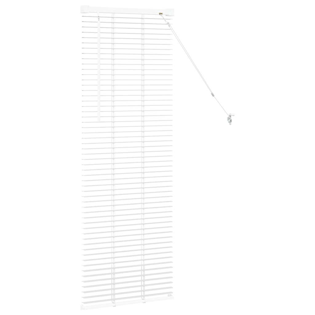 Persienner Hvid 130 x 50 cm Aluminium