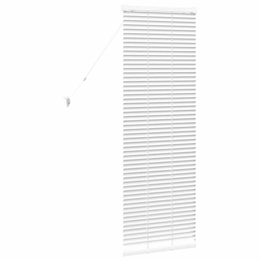 Persienner Hvid 130 x 50 cm Aluminium